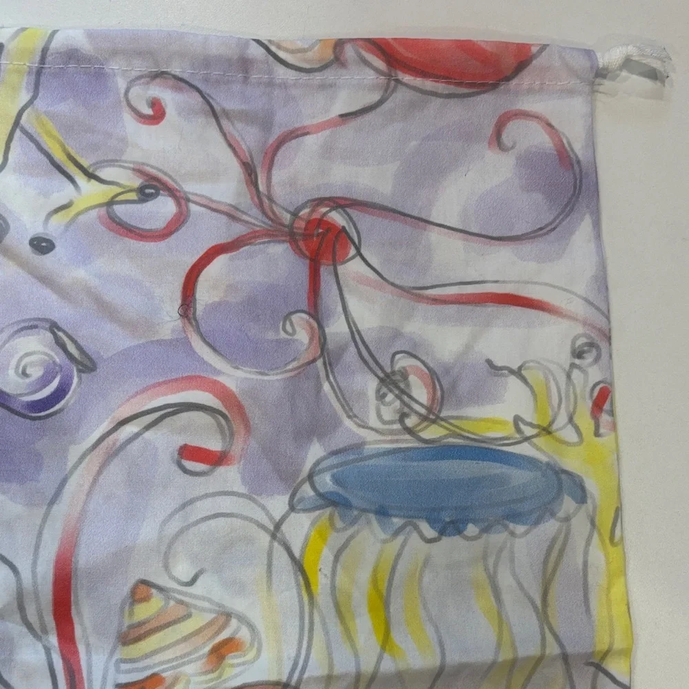 Il Gufo Colorful Kids Bag with Floral and Bird Octopus Design